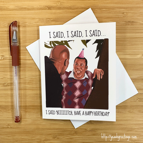 Key and Peele Birthday Card, Birthday Meme Card, Jordan Poole, Funny ...