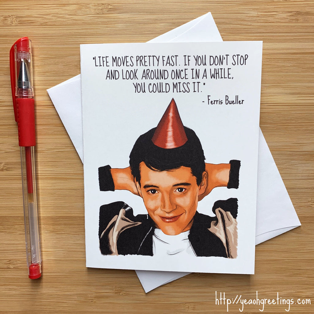 Ferris Bueller Birthday Card