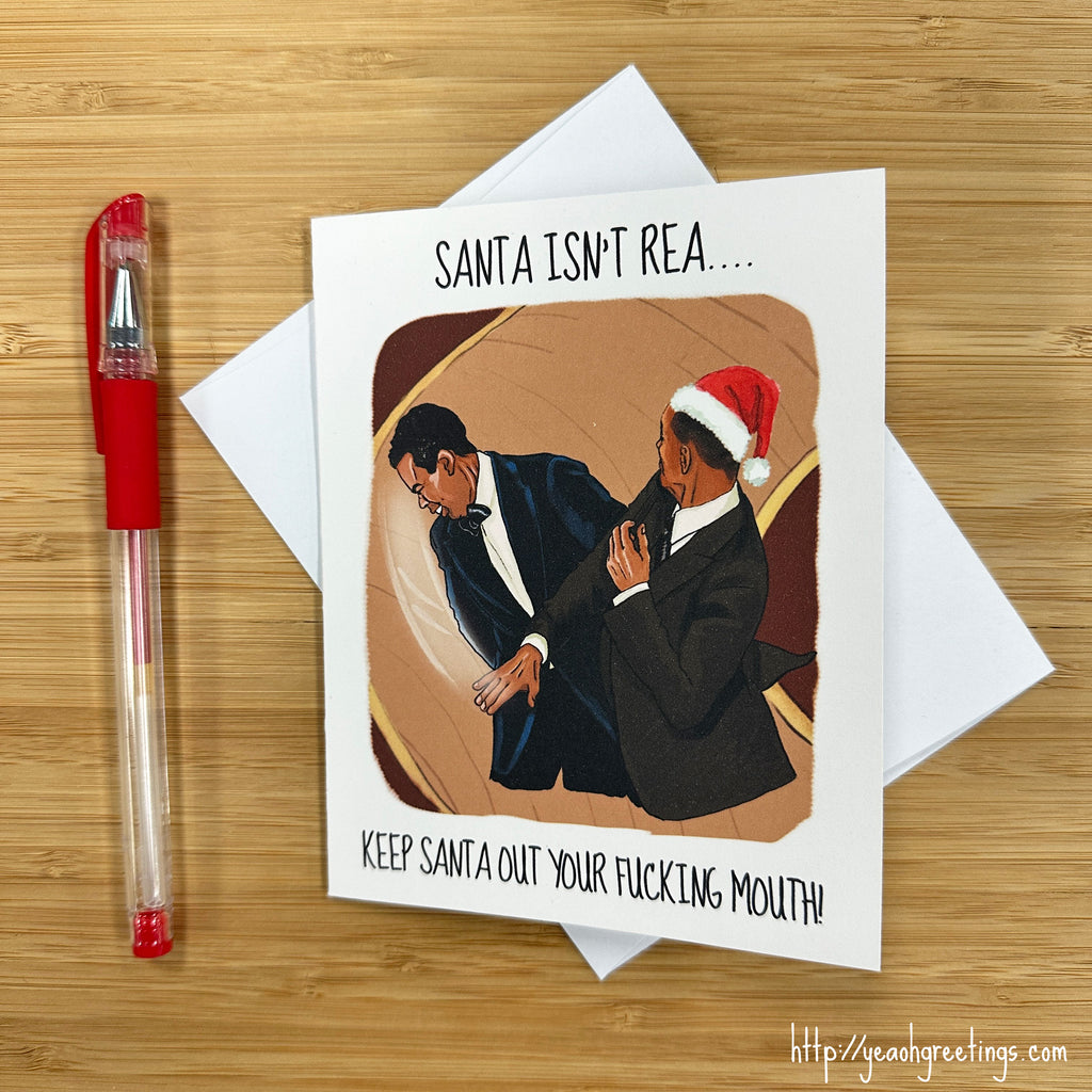 Will Smith Slap Christmas Card