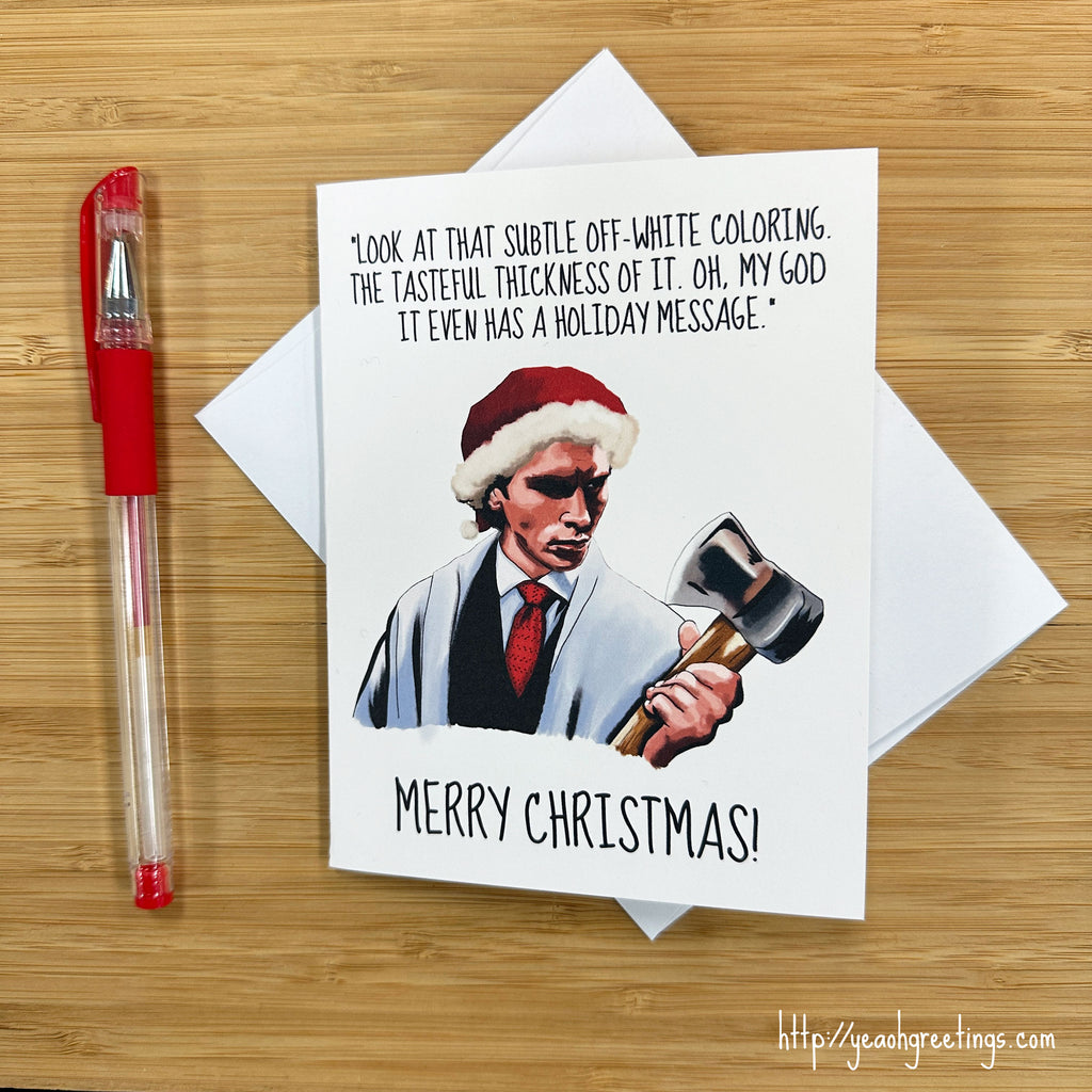 Psycho Christmas Card