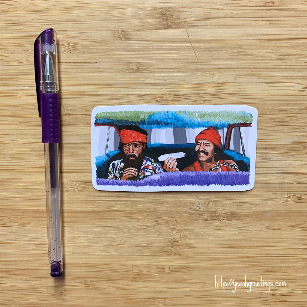 Cheech and Chong Vinyl Sticker