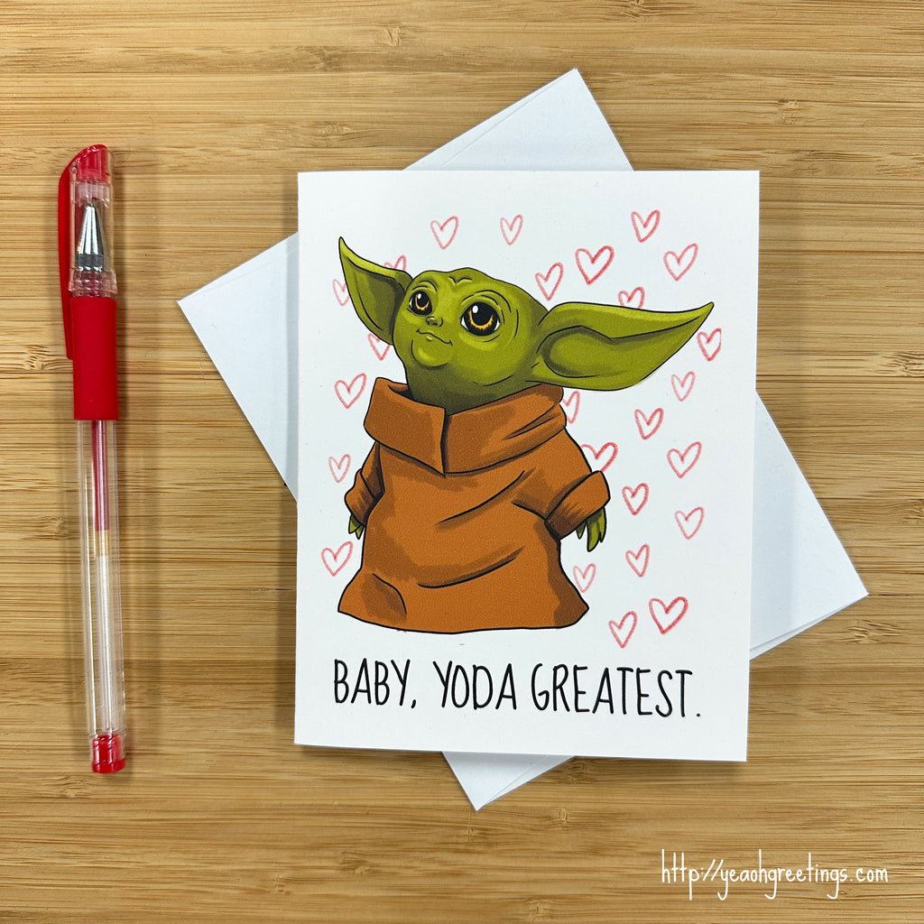 Yoda Greatest Love Card