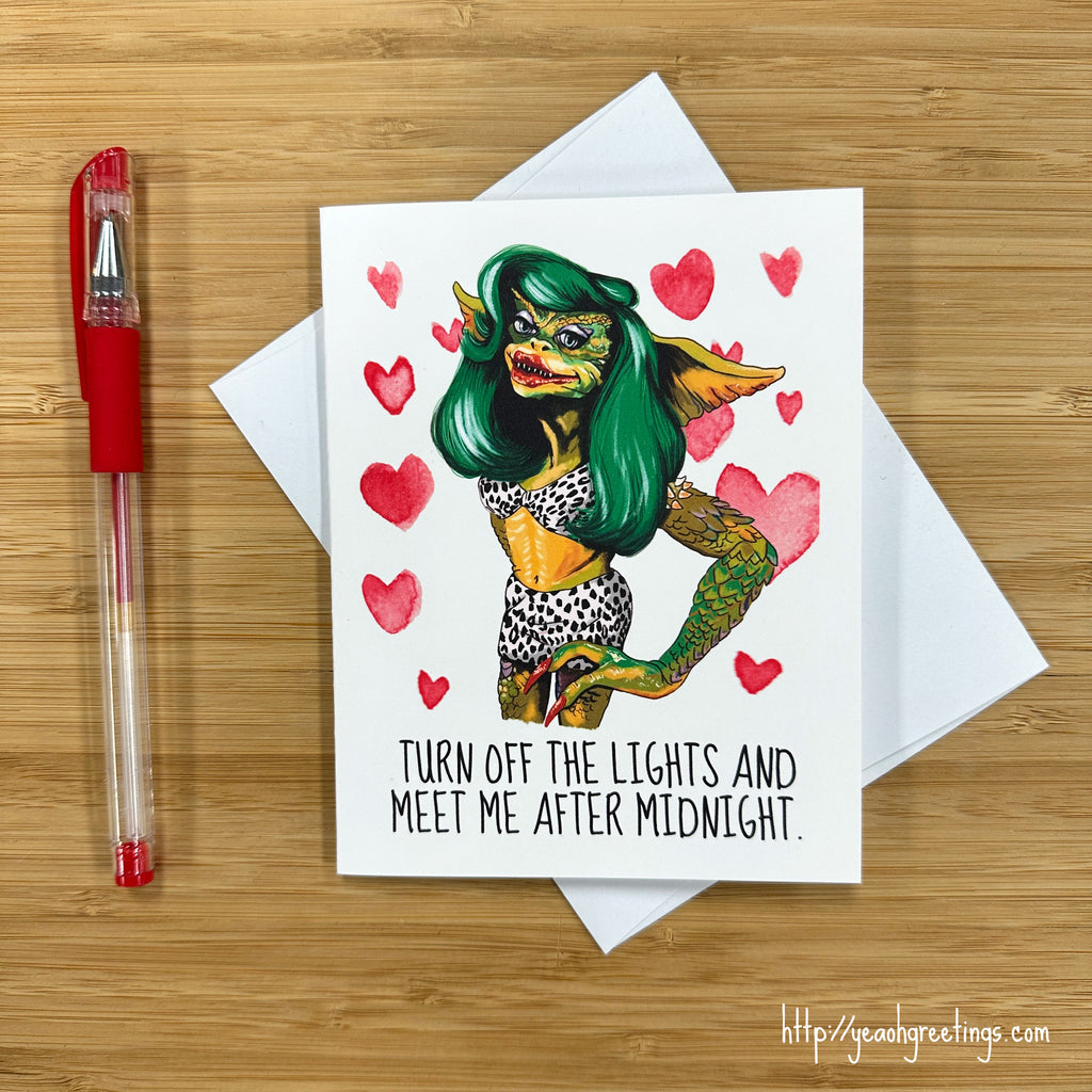 Gremlins Love Card