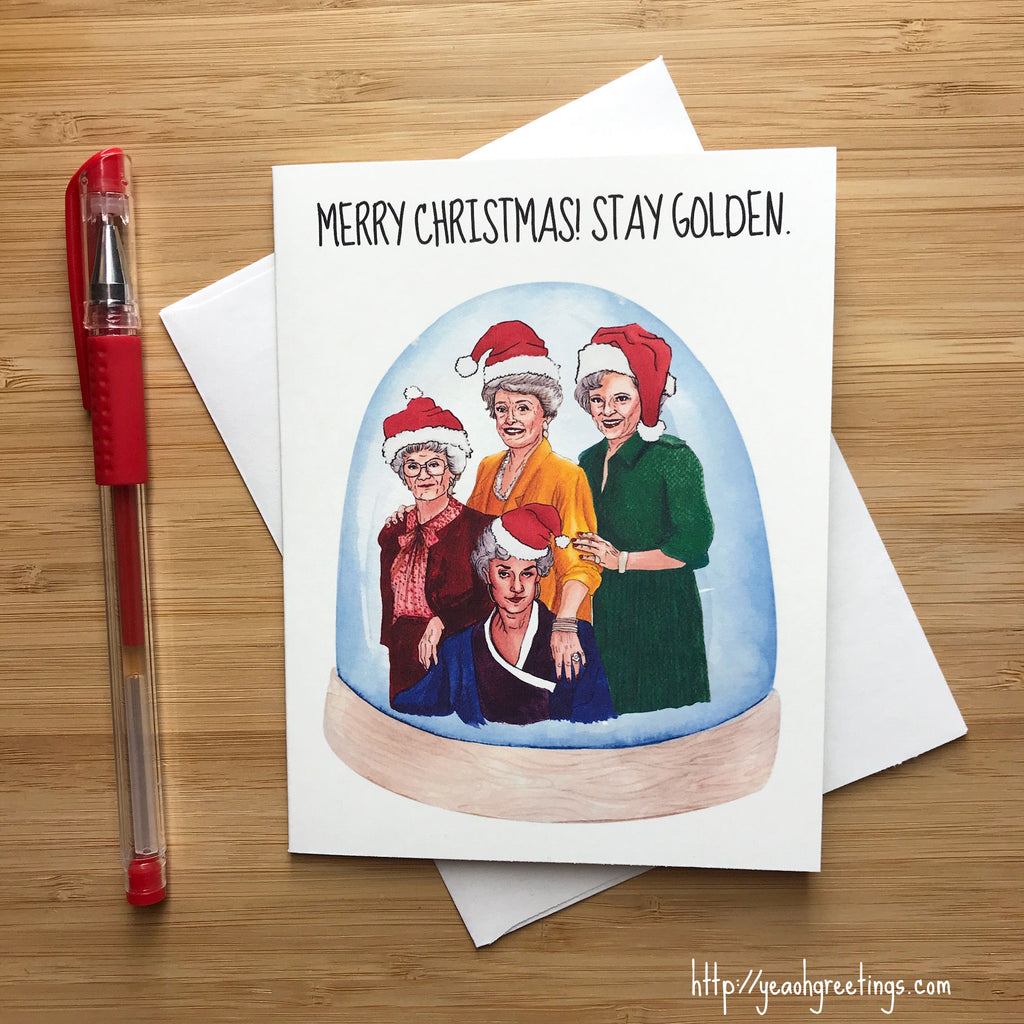 Golden Girls Christmas Card