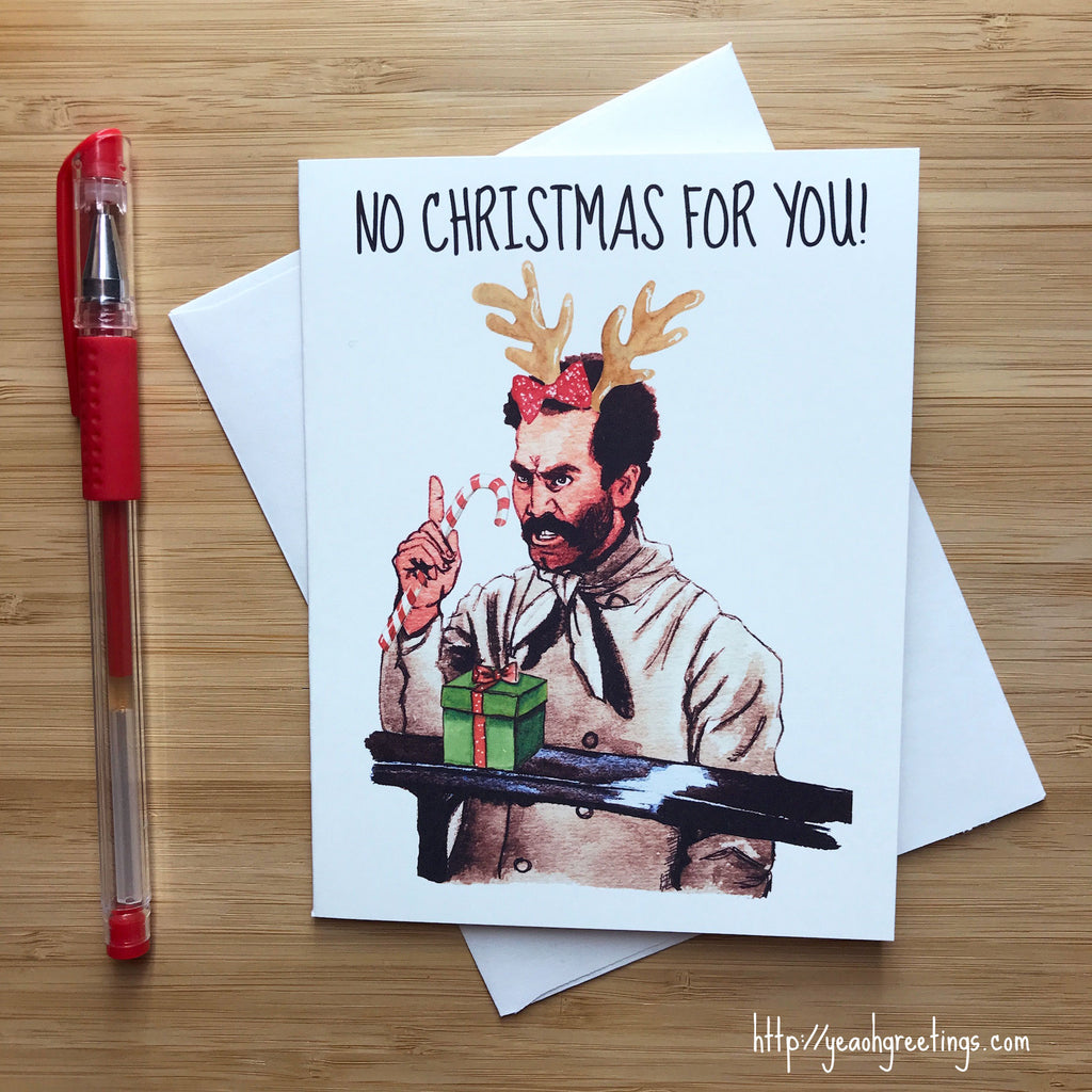 Soup Nazi Seinfeld Christmas Card