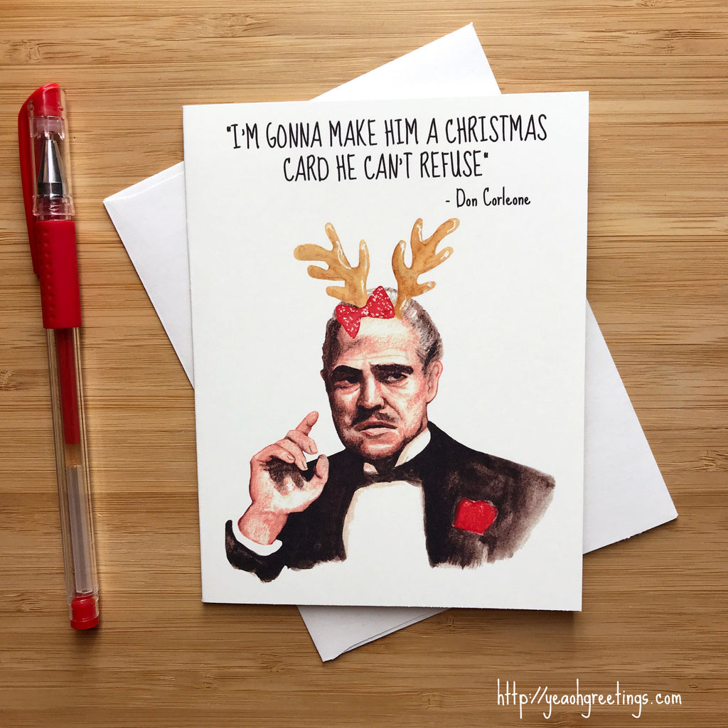 The Godfather Christmas Card