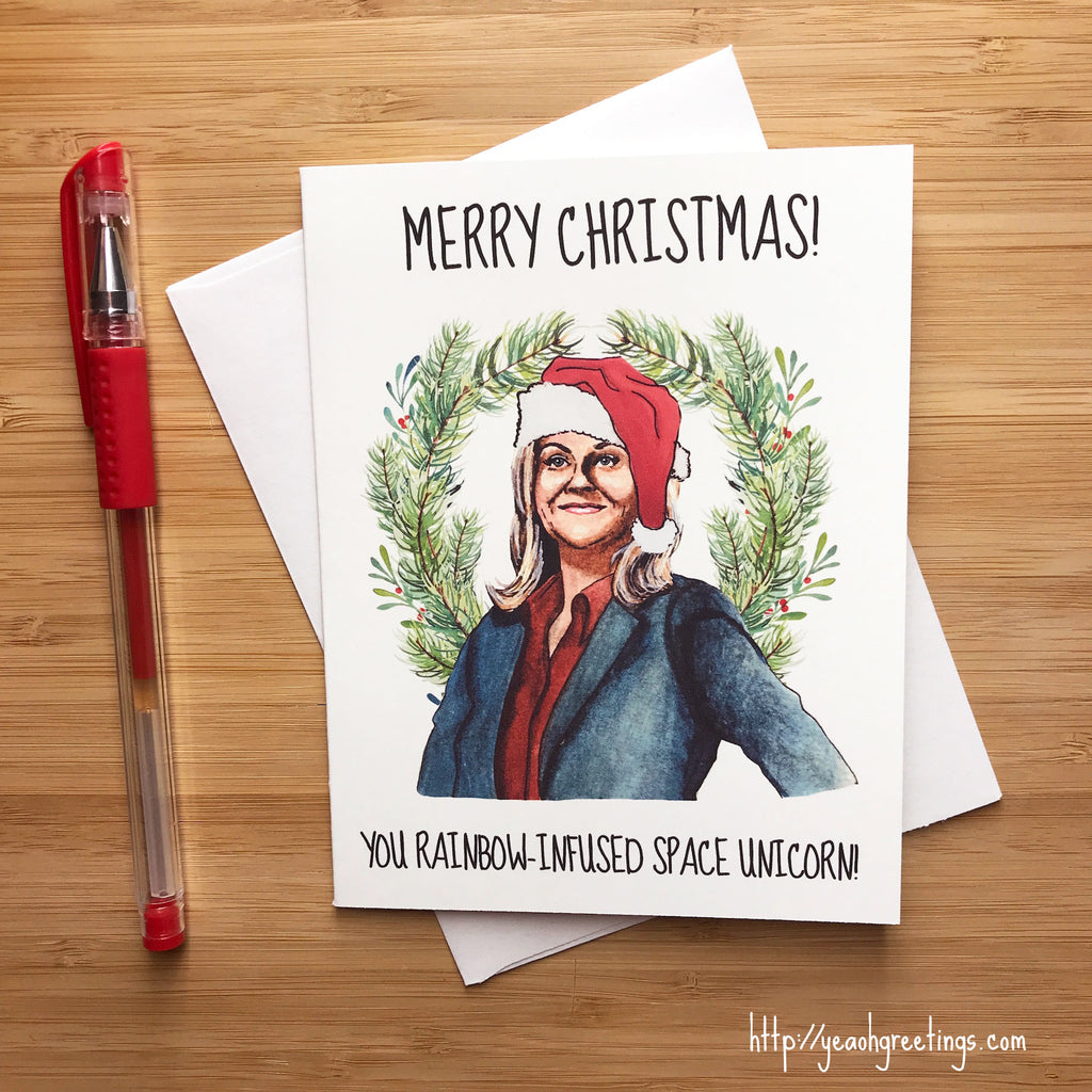 Leslie Knope Christmas Card