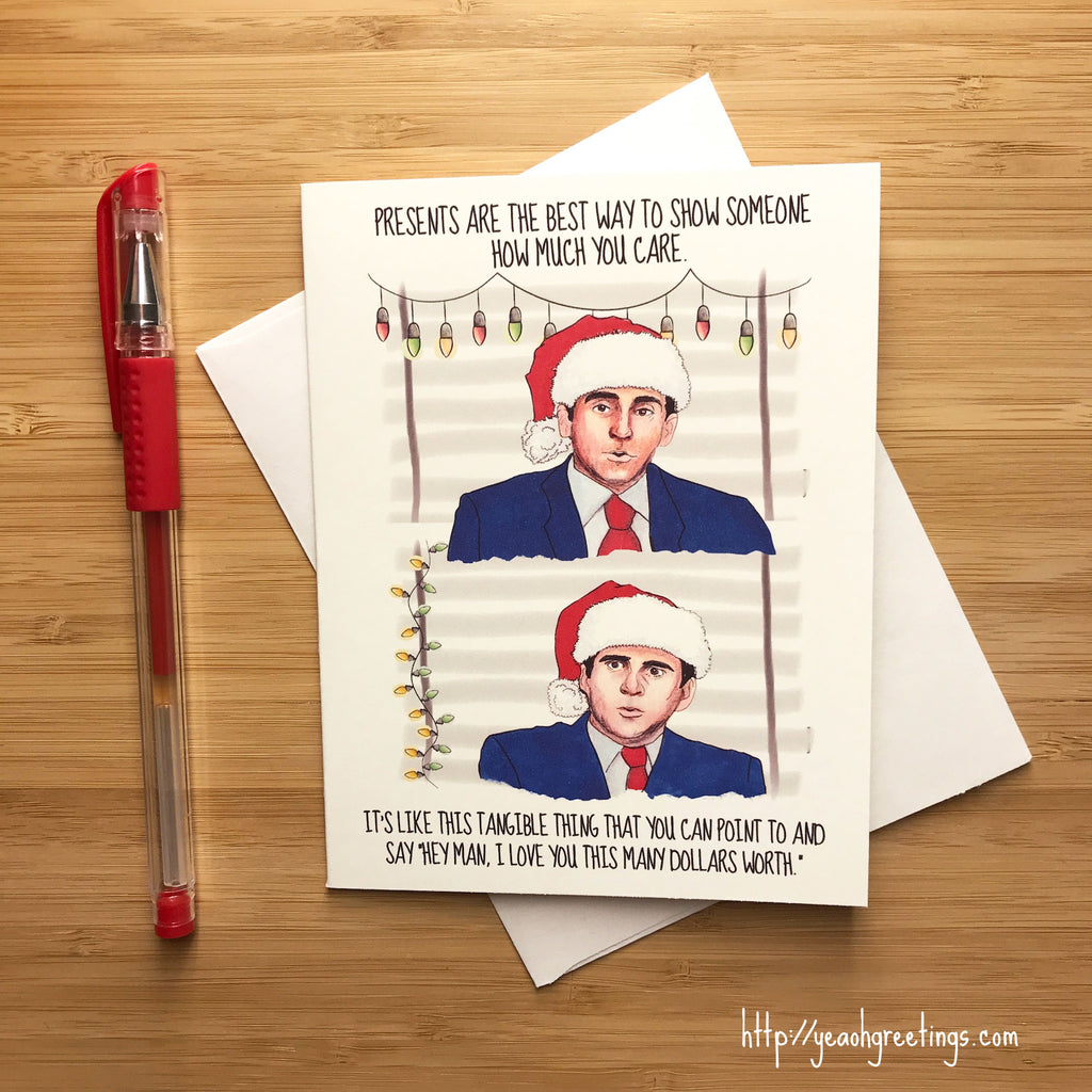 Michael Scott Office Christmas Card