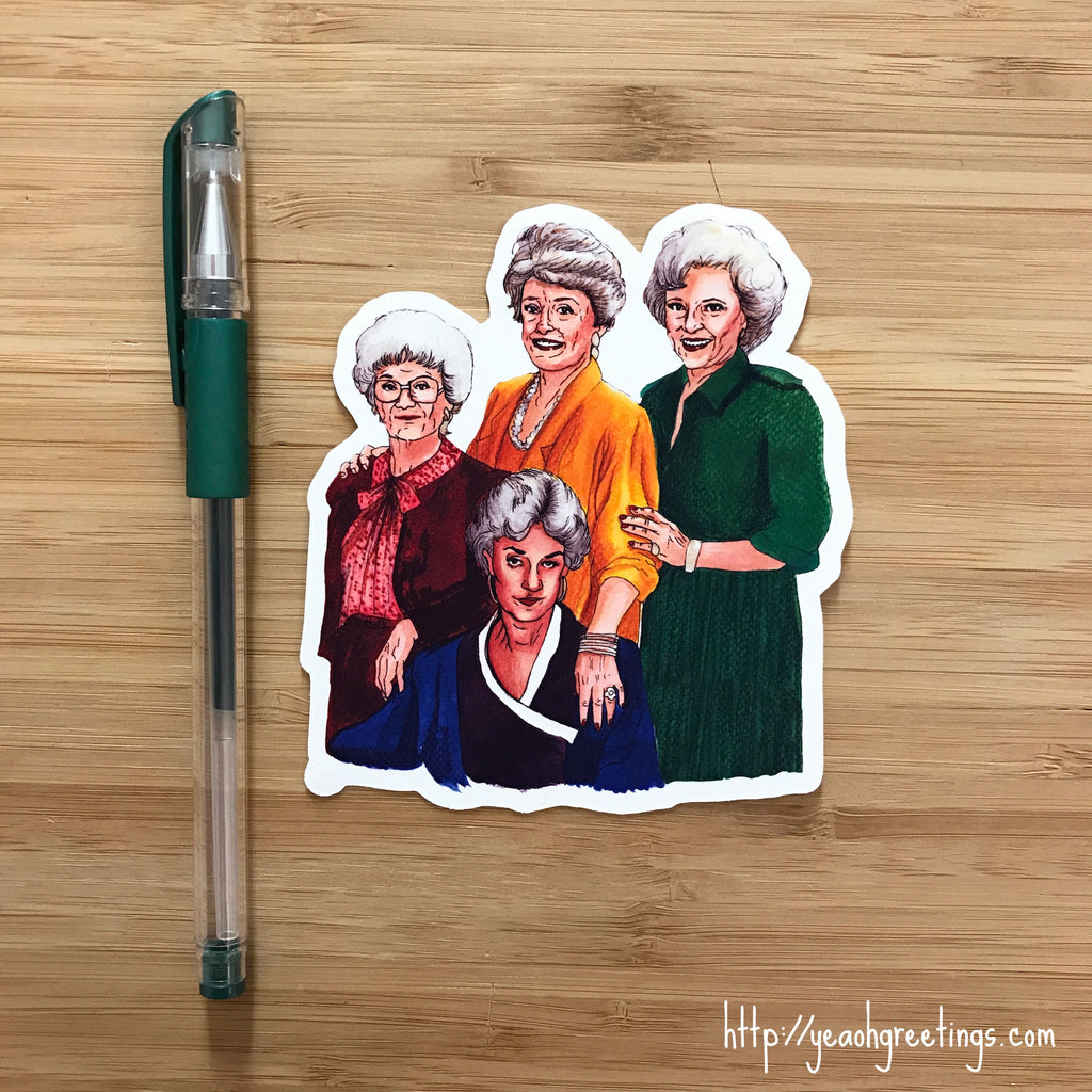 Golden Girls Vinyl Sticker