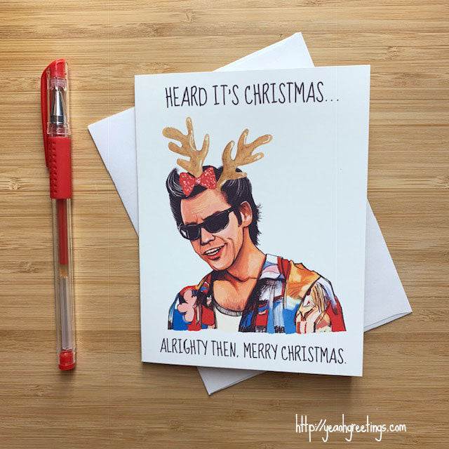 Ace Ventura Christmas Card