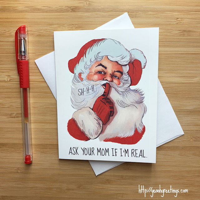 Ask Your Mom Christmas Card