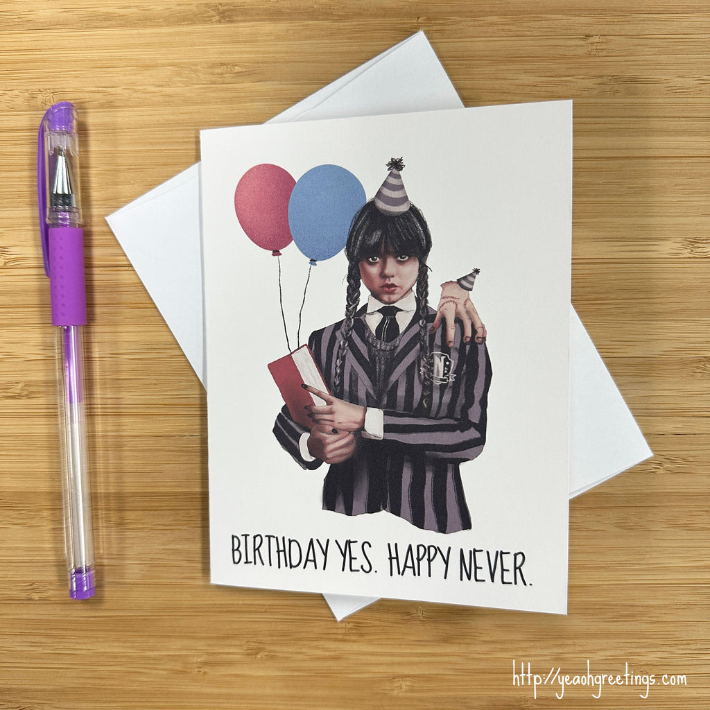 Jenna Ortega Birthday Card