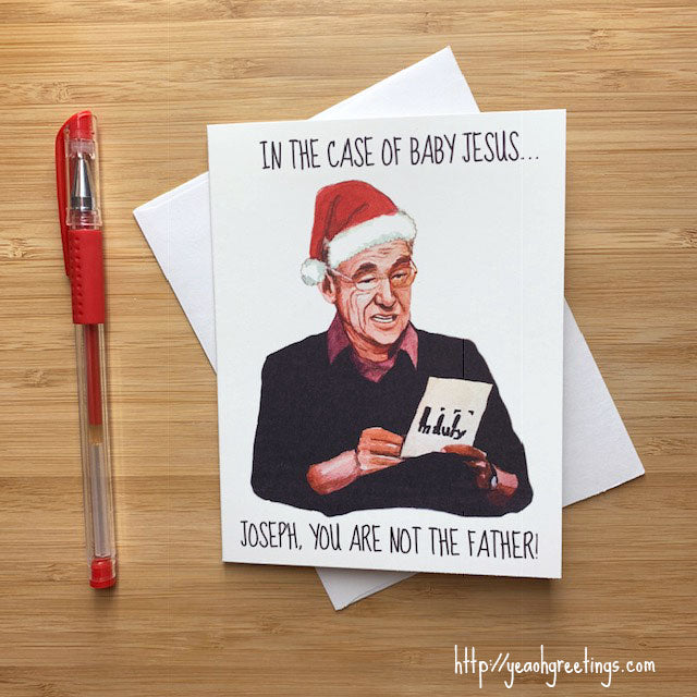 Funny Maury Christmas Card