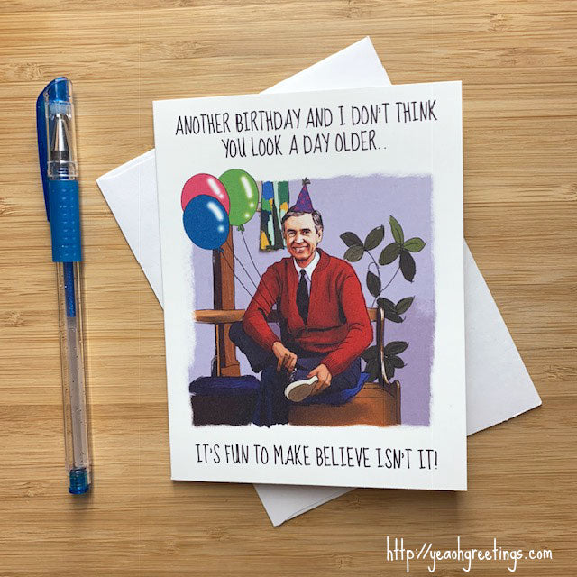 Mr Rogers Birthday Card
