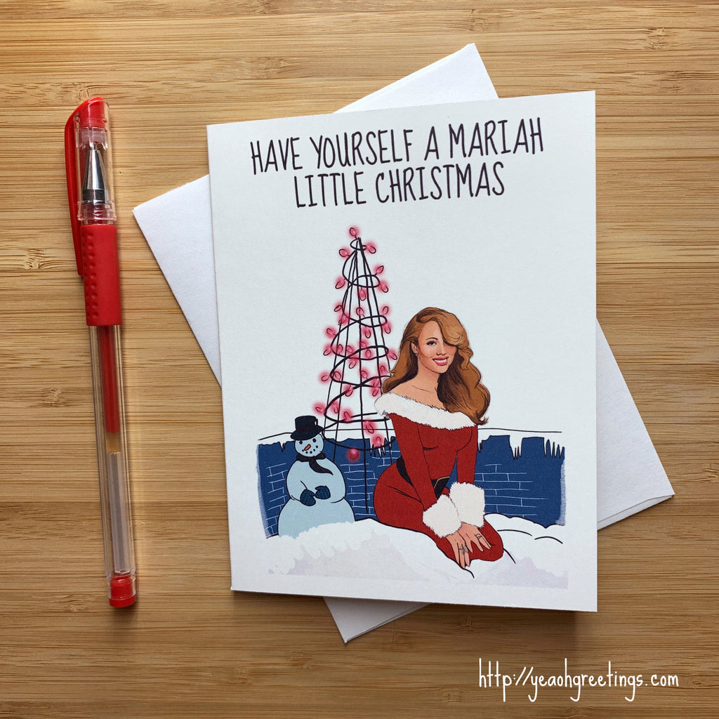 Mariah Carey Christmas Card