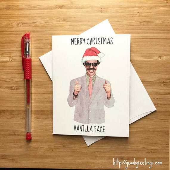 Borat Christmas Card