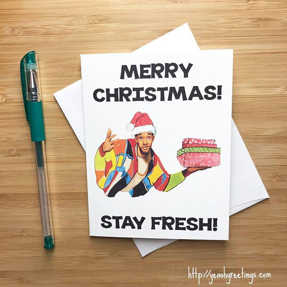 Fresh Prince Christmas Card