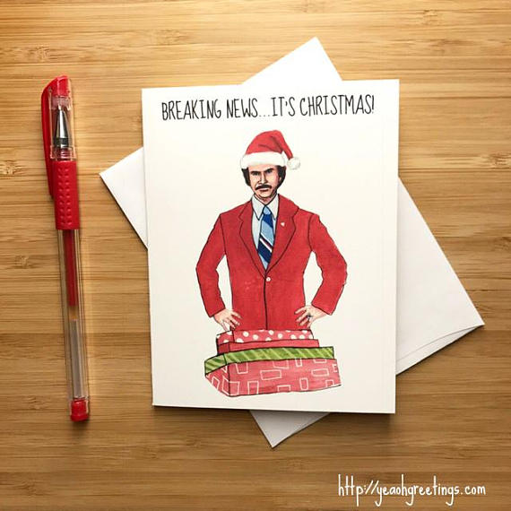 Anchorman Christmas Card