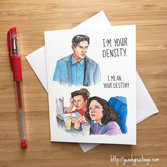 Back to the Future density love card
