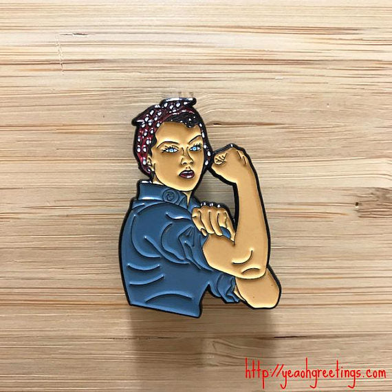 Rosie the Riveter Enamel Pin