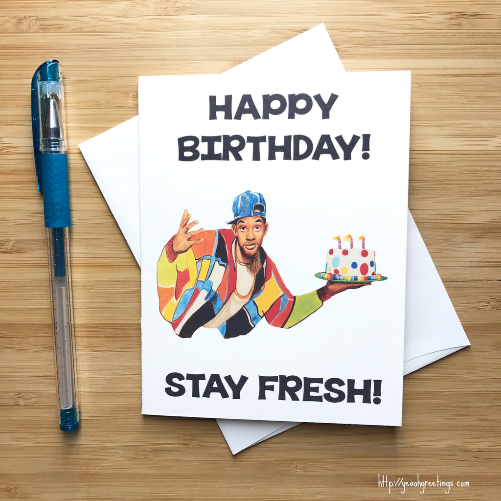 Fresh Prince Birthday Greeting Card