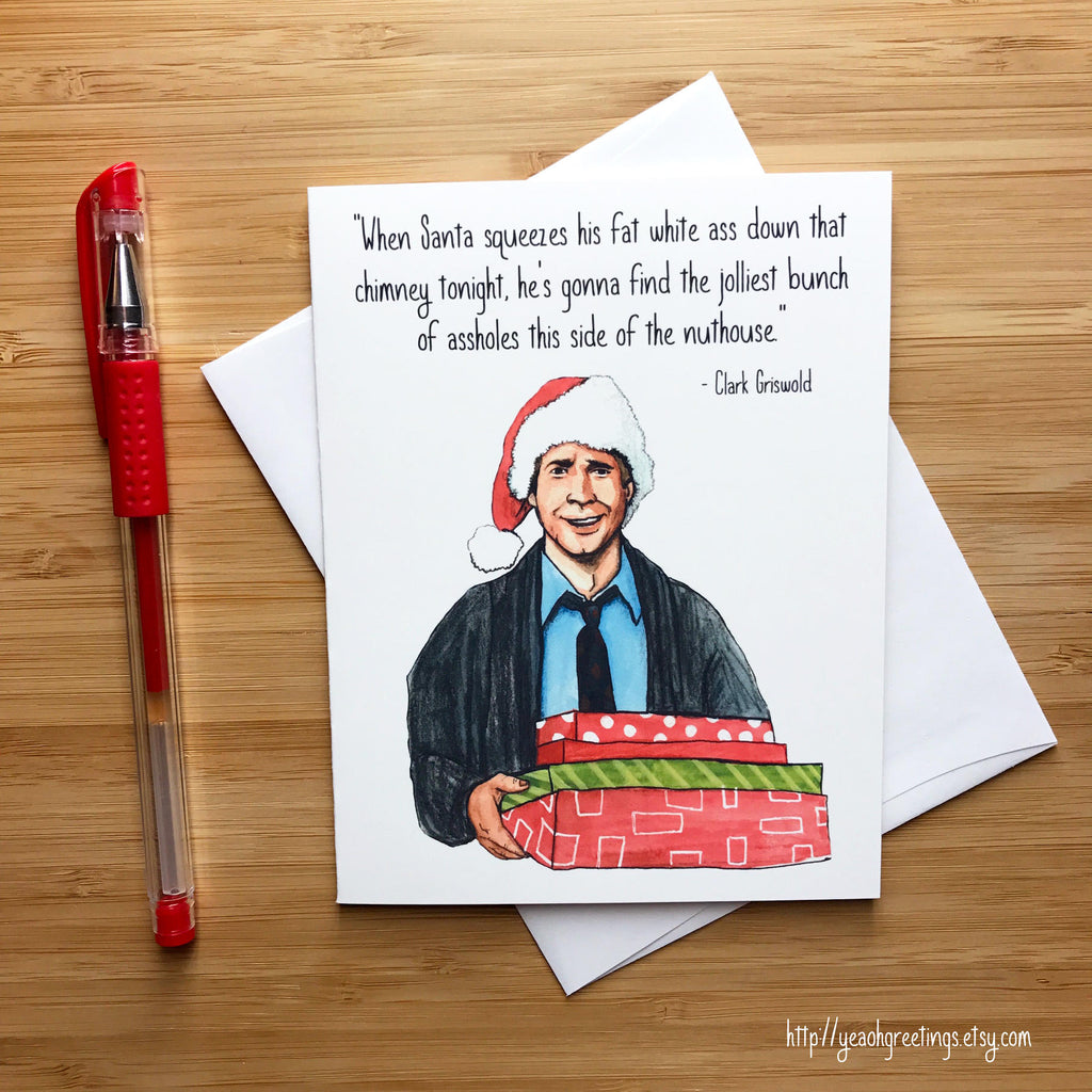 clark griswold christmas card