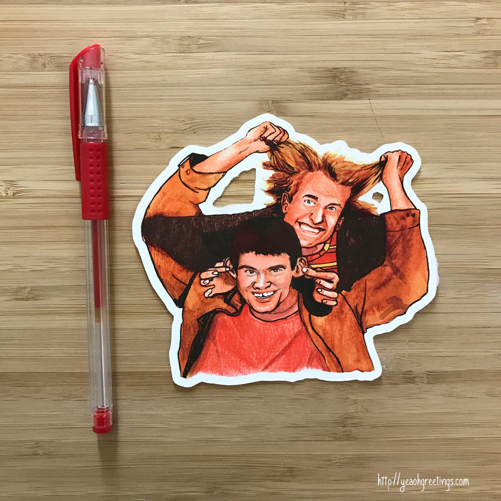 Dumb and Dumber sticker