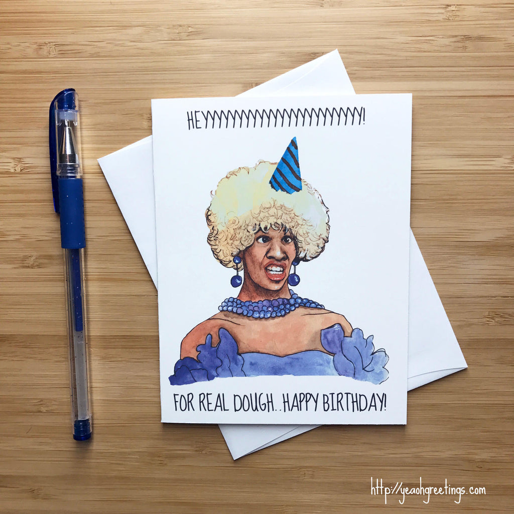 Wanda In Living Color Birthday Card
