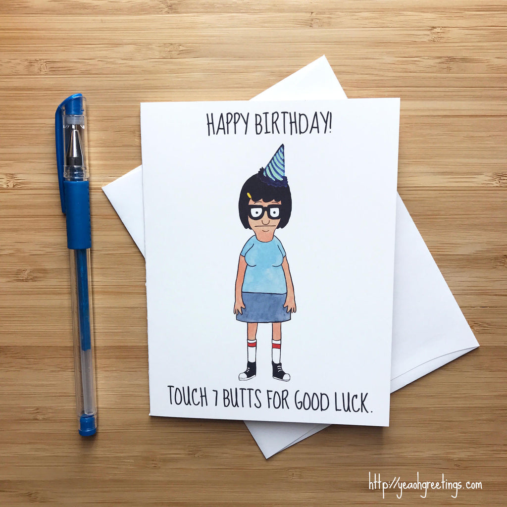 Tina Belcher Birthday Card