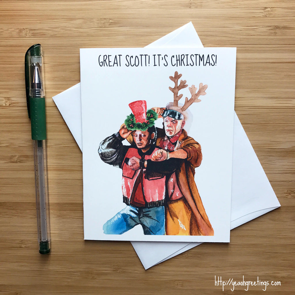 Back to the future christmas card