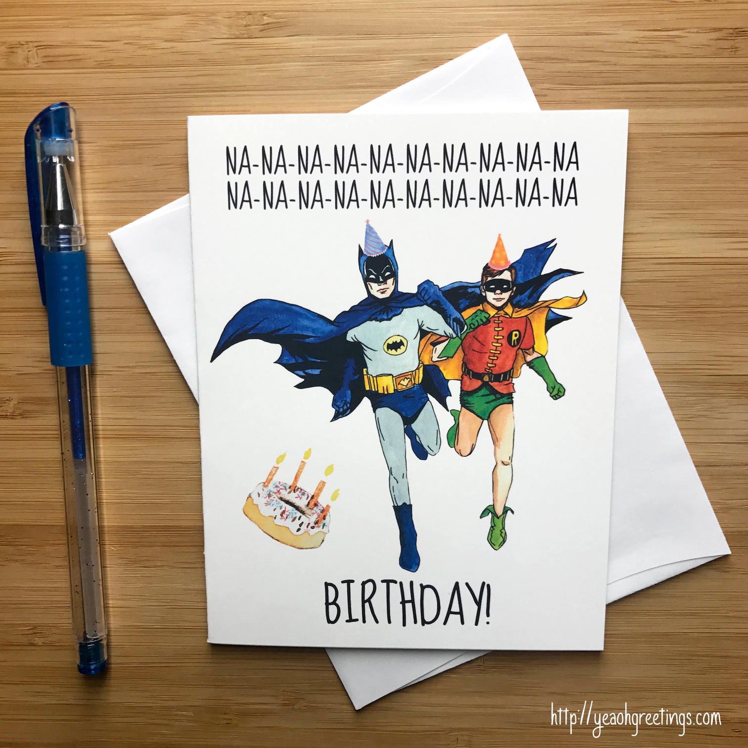 Batman Happy Birthday Card