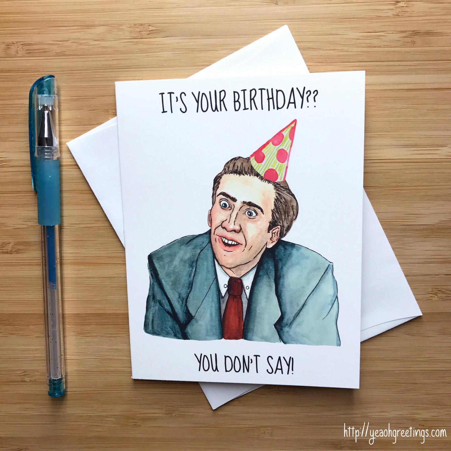 Hælde En sætning Phobia Nicolas Cage Birthday Card, Funny Nicolas Cage, Nic Cage Meme, National  Treasure, Internet Memes, Funny Birthday Card Greetings – YeaOhGreetings