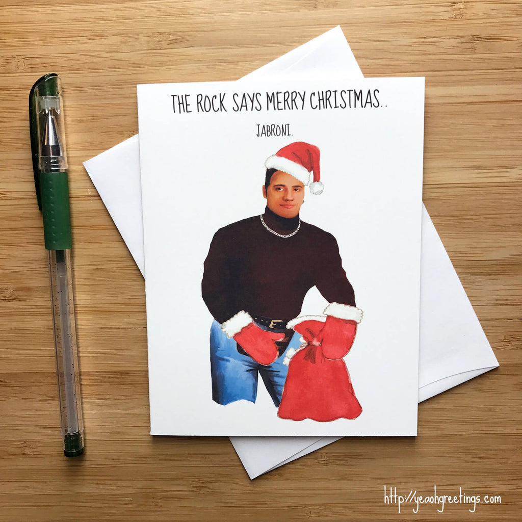 The Rock Christmas Card