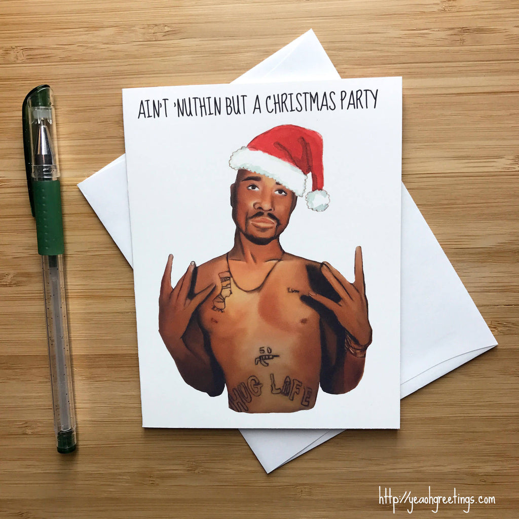 Tupac Christmas Card