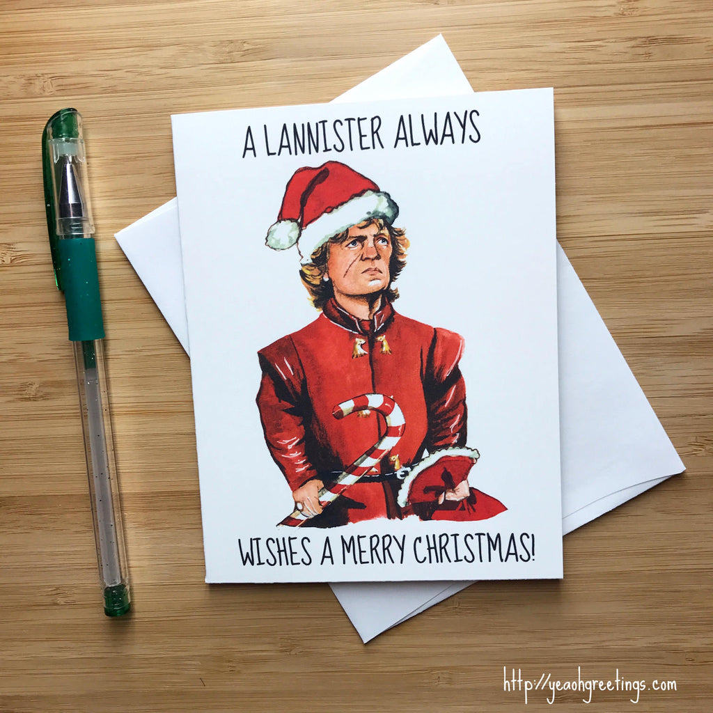 Tyrion Lannister Christmas Card