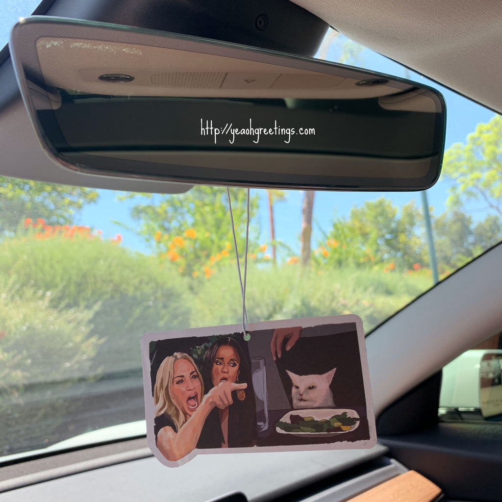 Angry Cat Lady Air Freshener