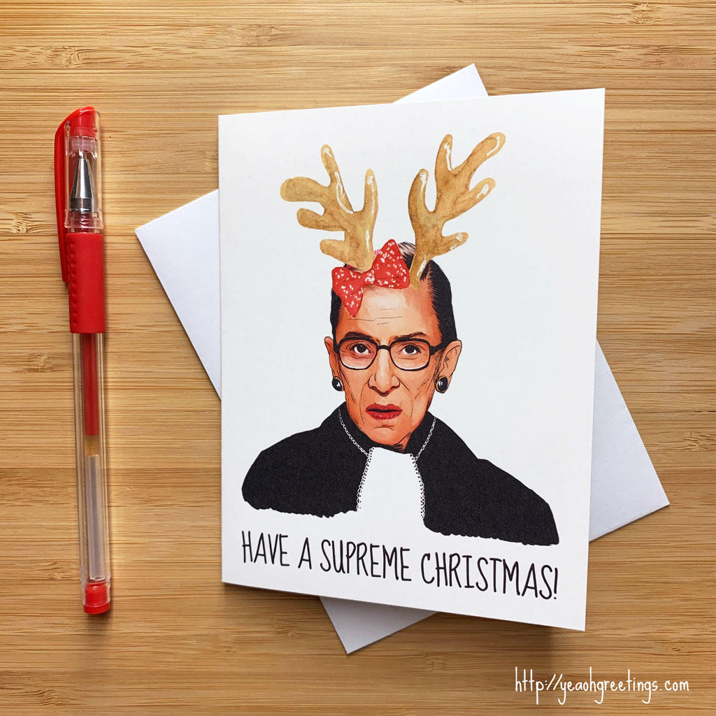 Ruth Bader Ginsburg Christmas Card