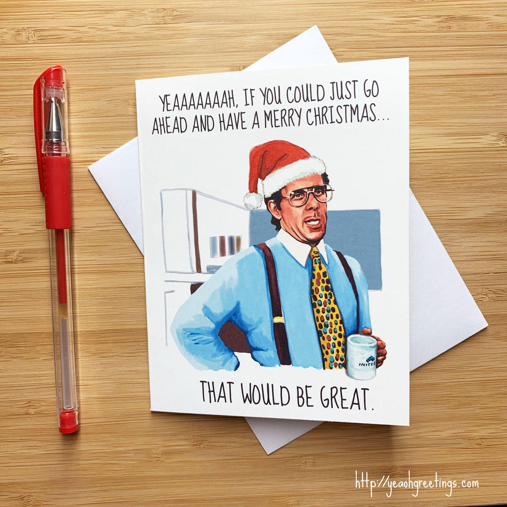 Office Space Christmas Card